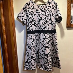 Leota fit & flare dress, 2X